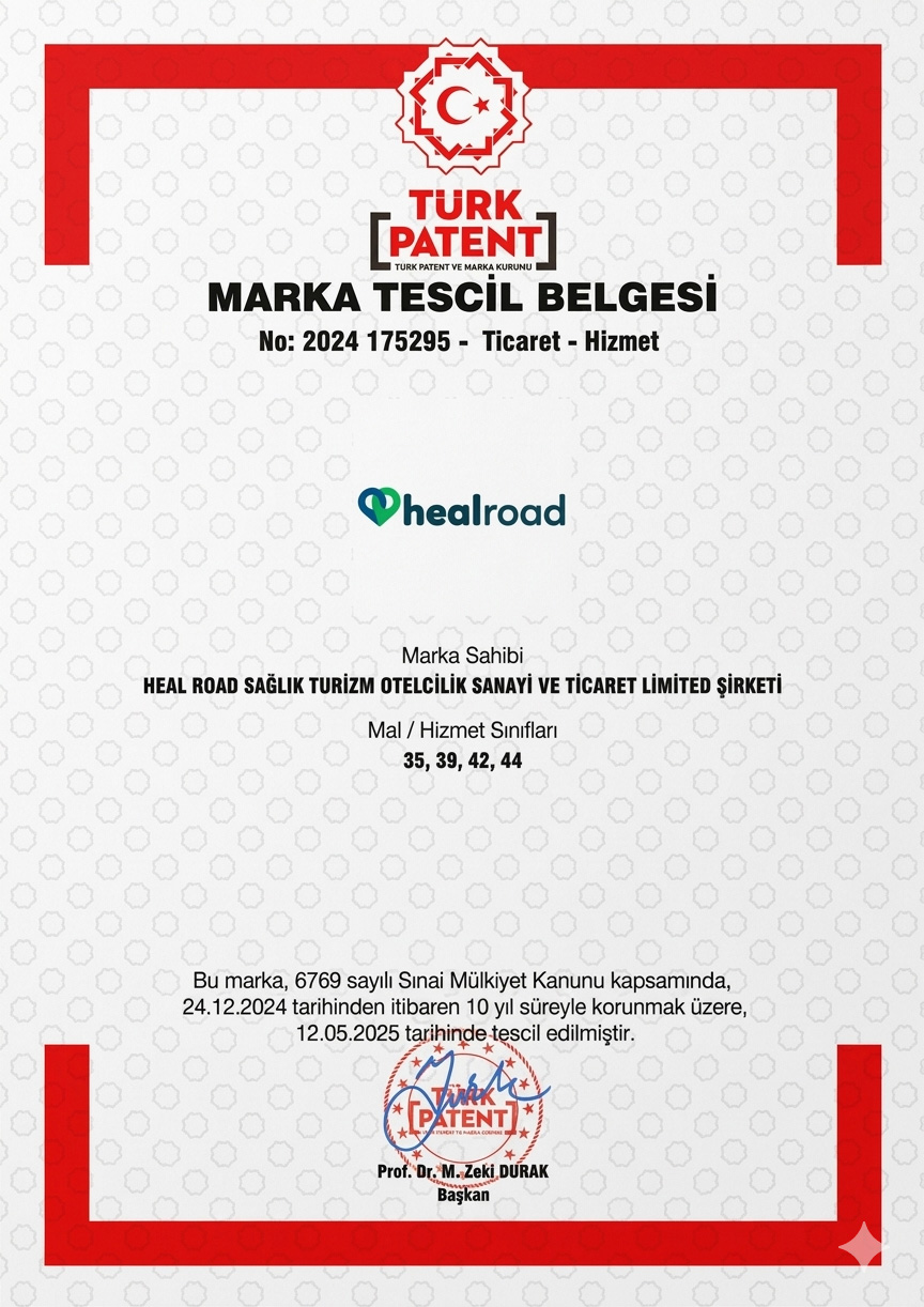 HealRoad Trademark Certificate